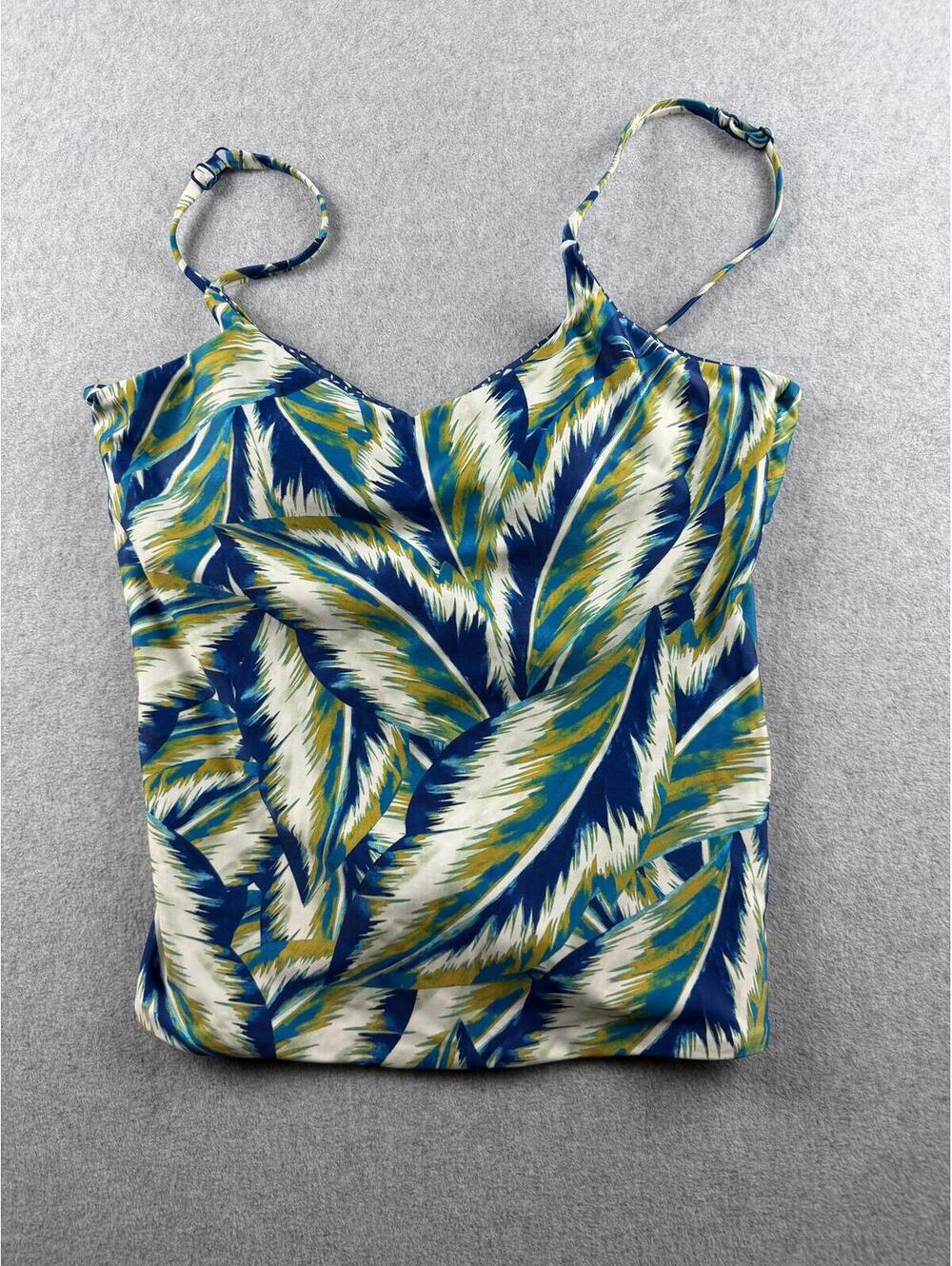 prAna Jess Reversible Tankini top in a Tropic Panama leaf prin [COPY]